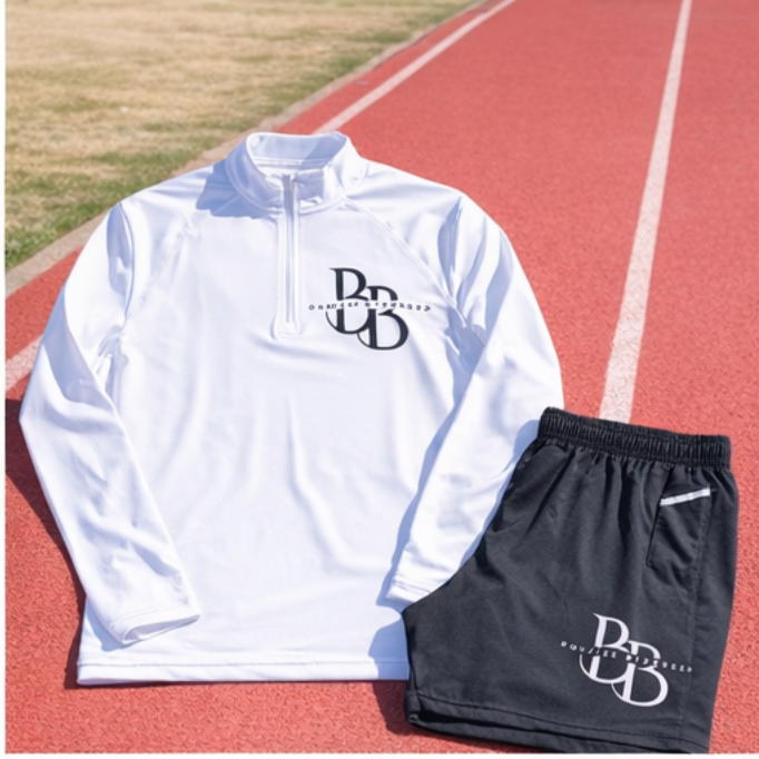 Boujiee Bizzness Performance Bundle (Quarter-Zip + 5" Shorts)