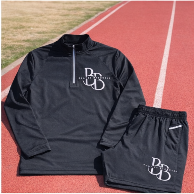 Boujiee Bizzness Performance Bundle (Quarter-Zip + 5" Shorts)
